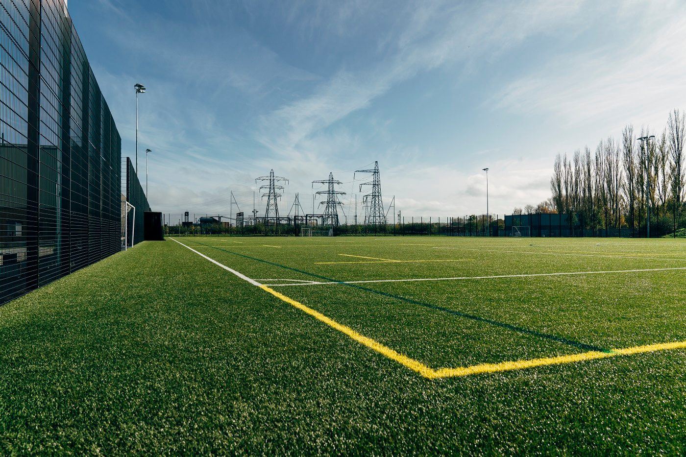 The full size 3G pitch at the University of Northampton Waterside Campus